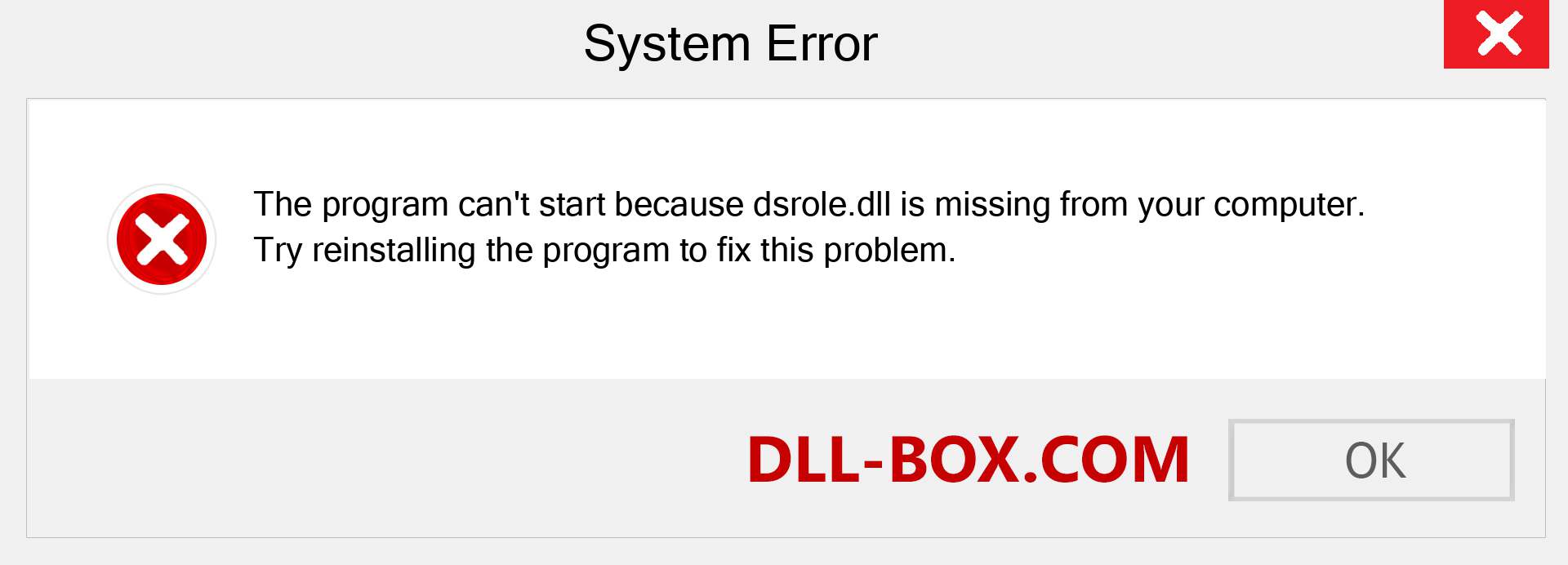  dsrole.dll file is missing?. Download for Windows 7, 8, 10 - Fix  dsrole dll Missing Error on Windows, photos, images